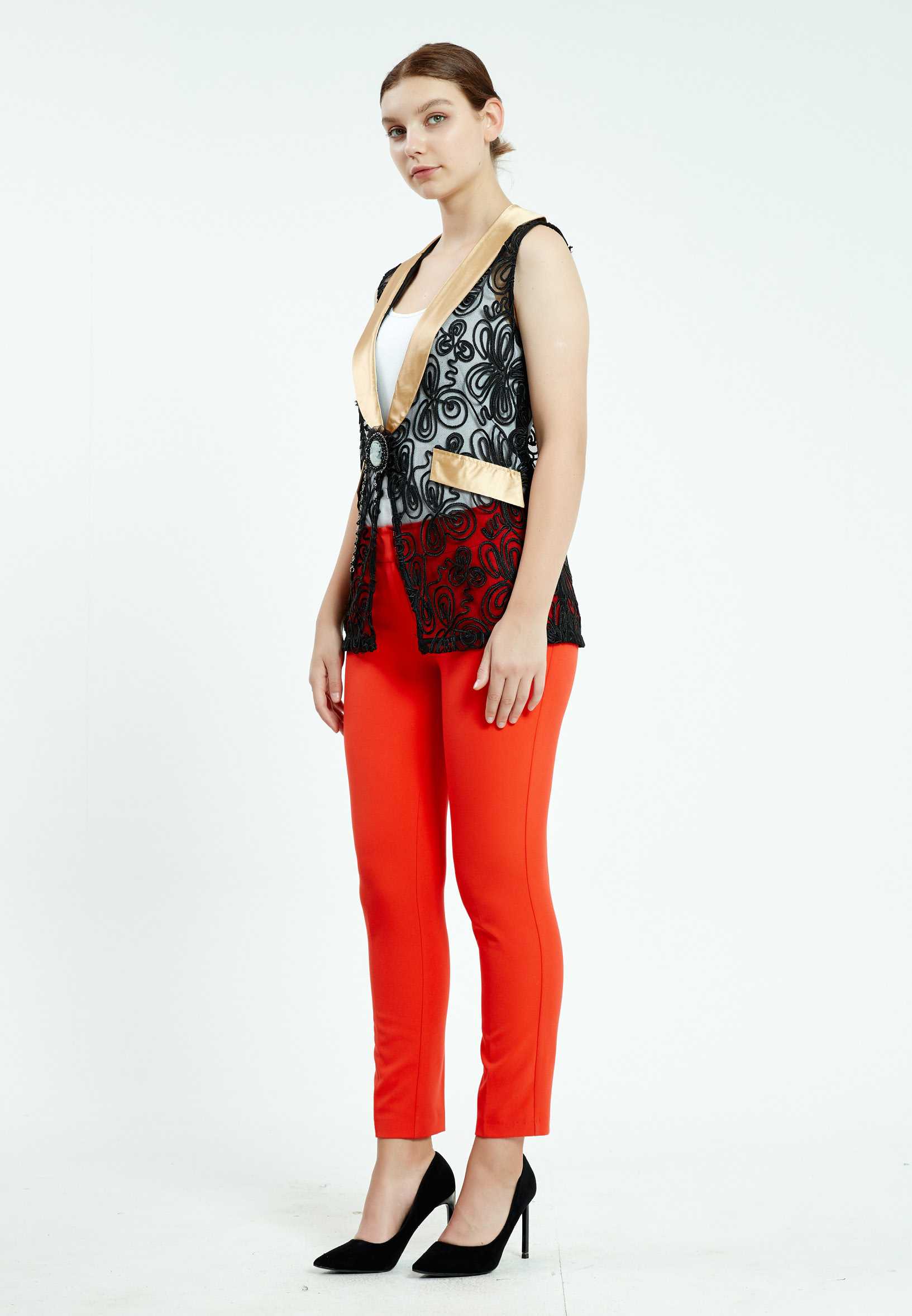 Sleeveless Solid Color Regular Vest ser20980 - Image 8