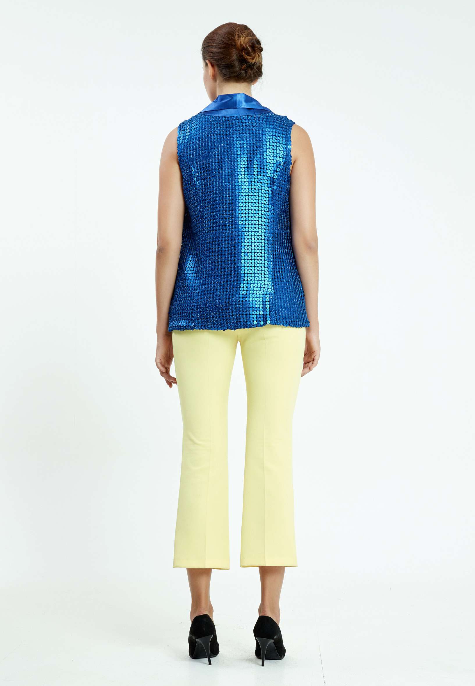 Sleeveless Solid Color Regular Vest ser21403 - Image 3