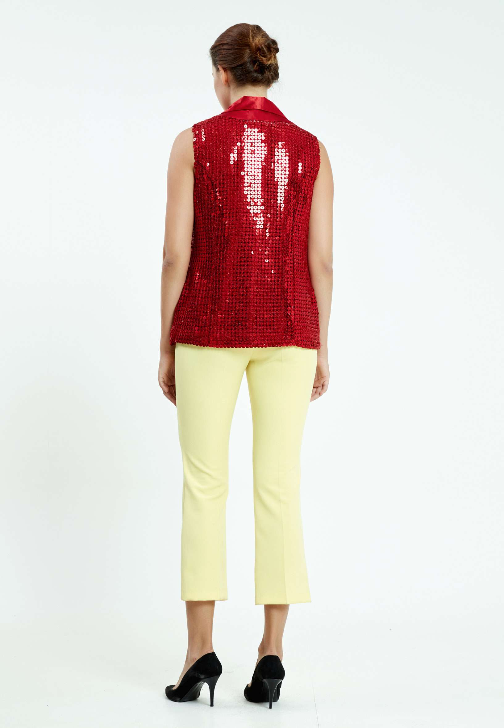 Sleeveless Solid Color Regular Vest ser21403 - Image 7