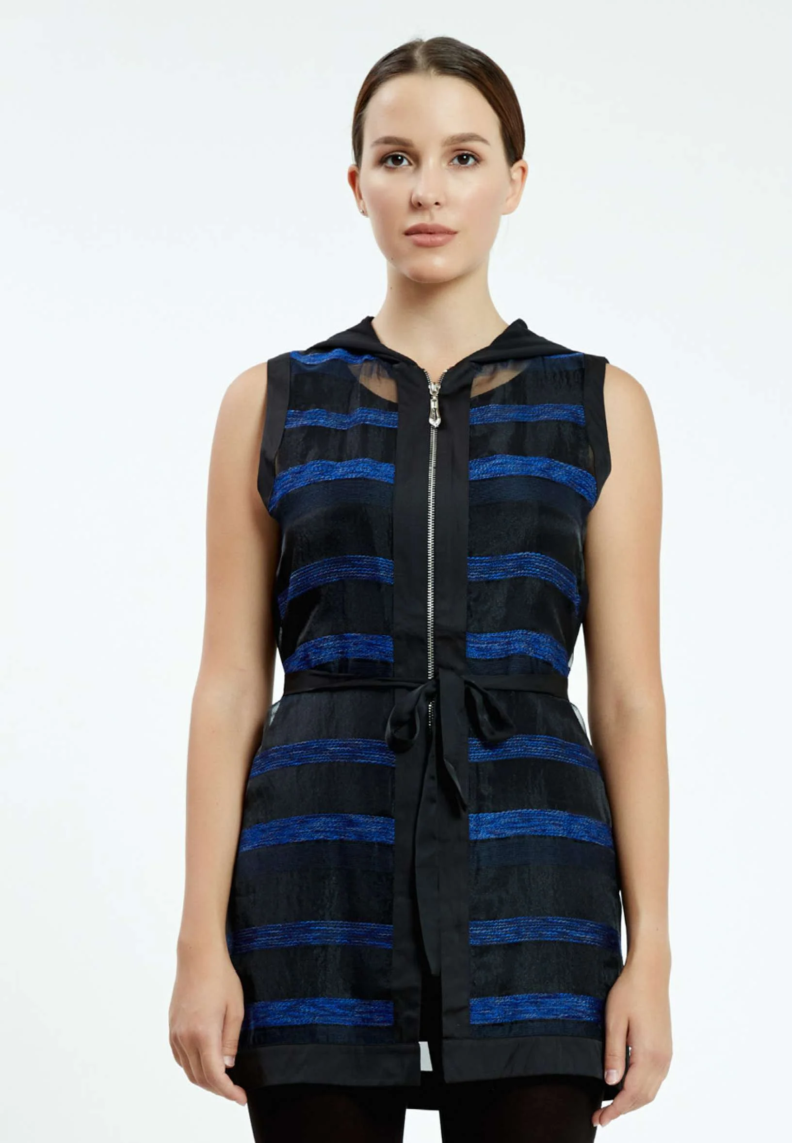 Sleeveless Solid Color Regular Vest ser21438