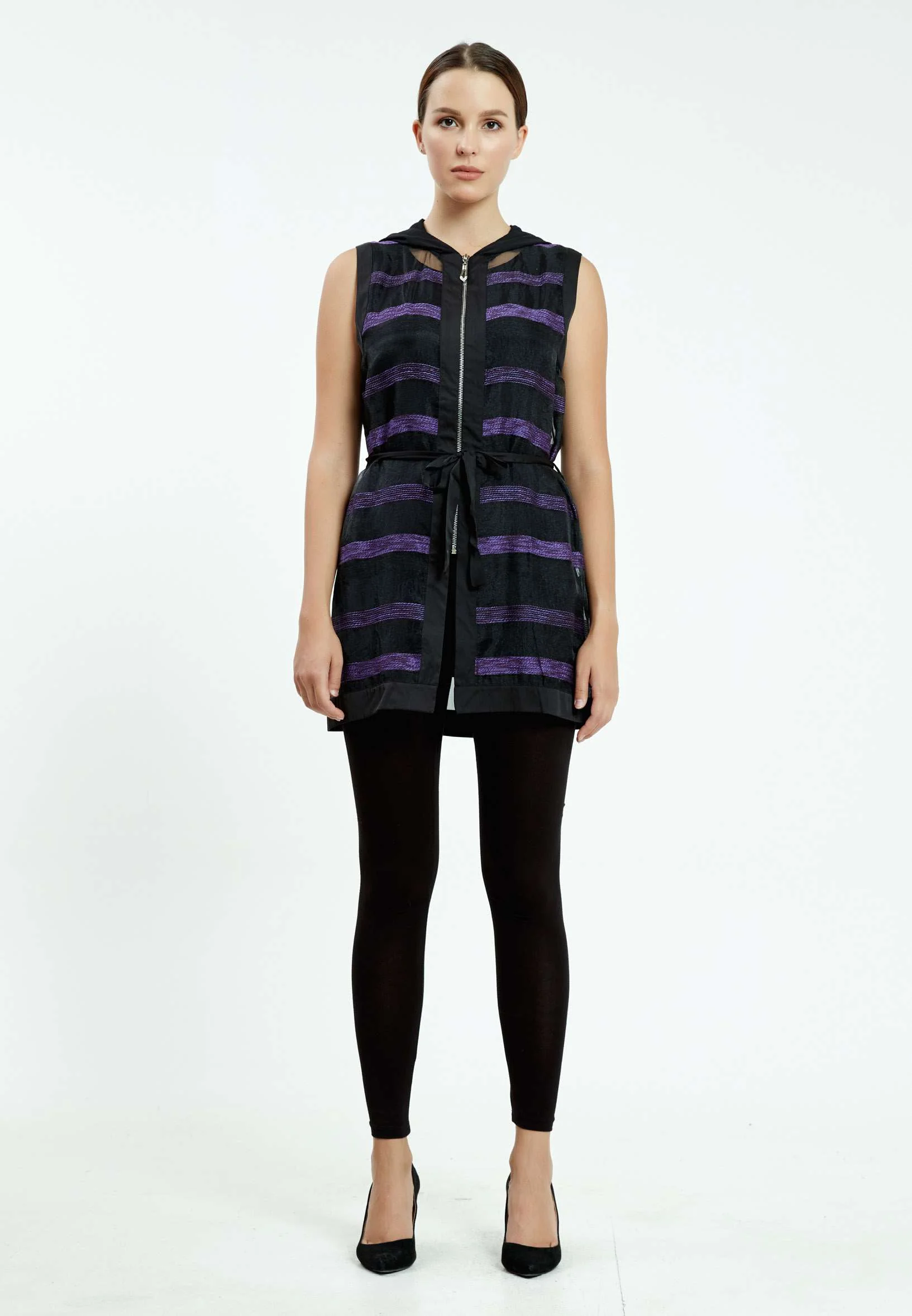 Sleeveless Solid Color Regular Vest ser21438 - Image 6