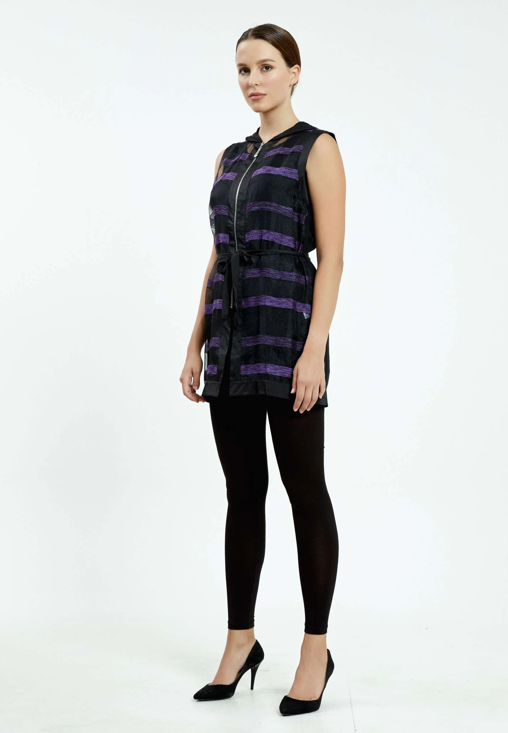 Sleeveless Solid Color Regular Vest ser21438 - Image 8
