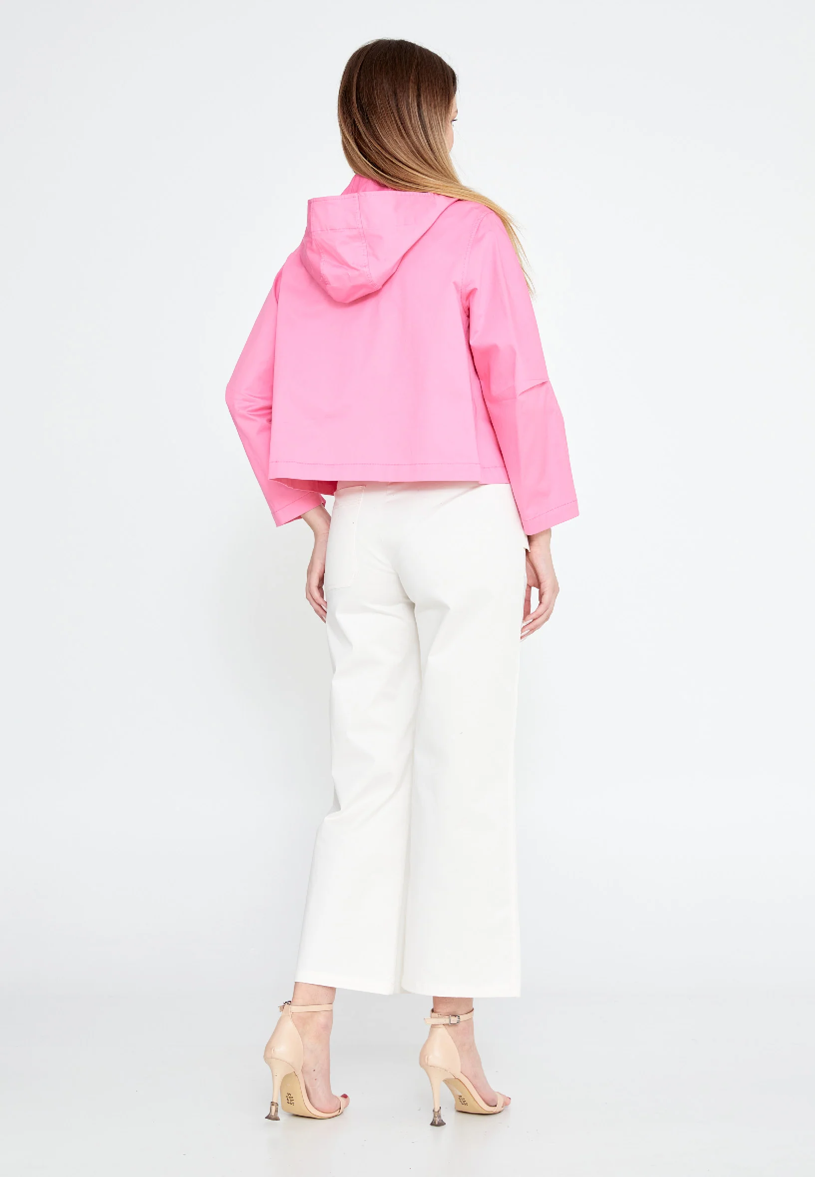 Solid Color Regular Raincoat ber23y8102 - Image 10