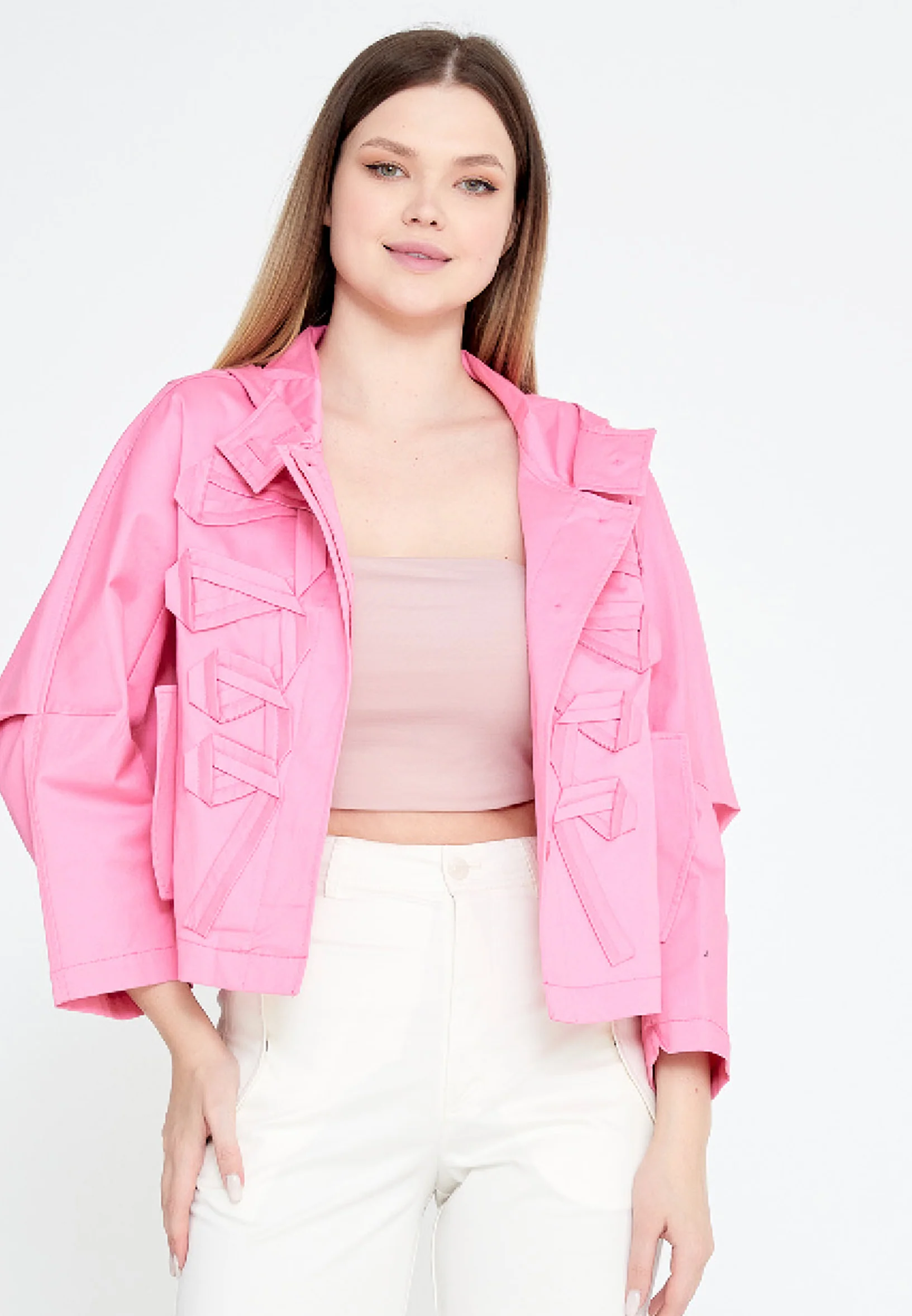 Solid Color Regular Raincoat ber23y8102 - Image 12