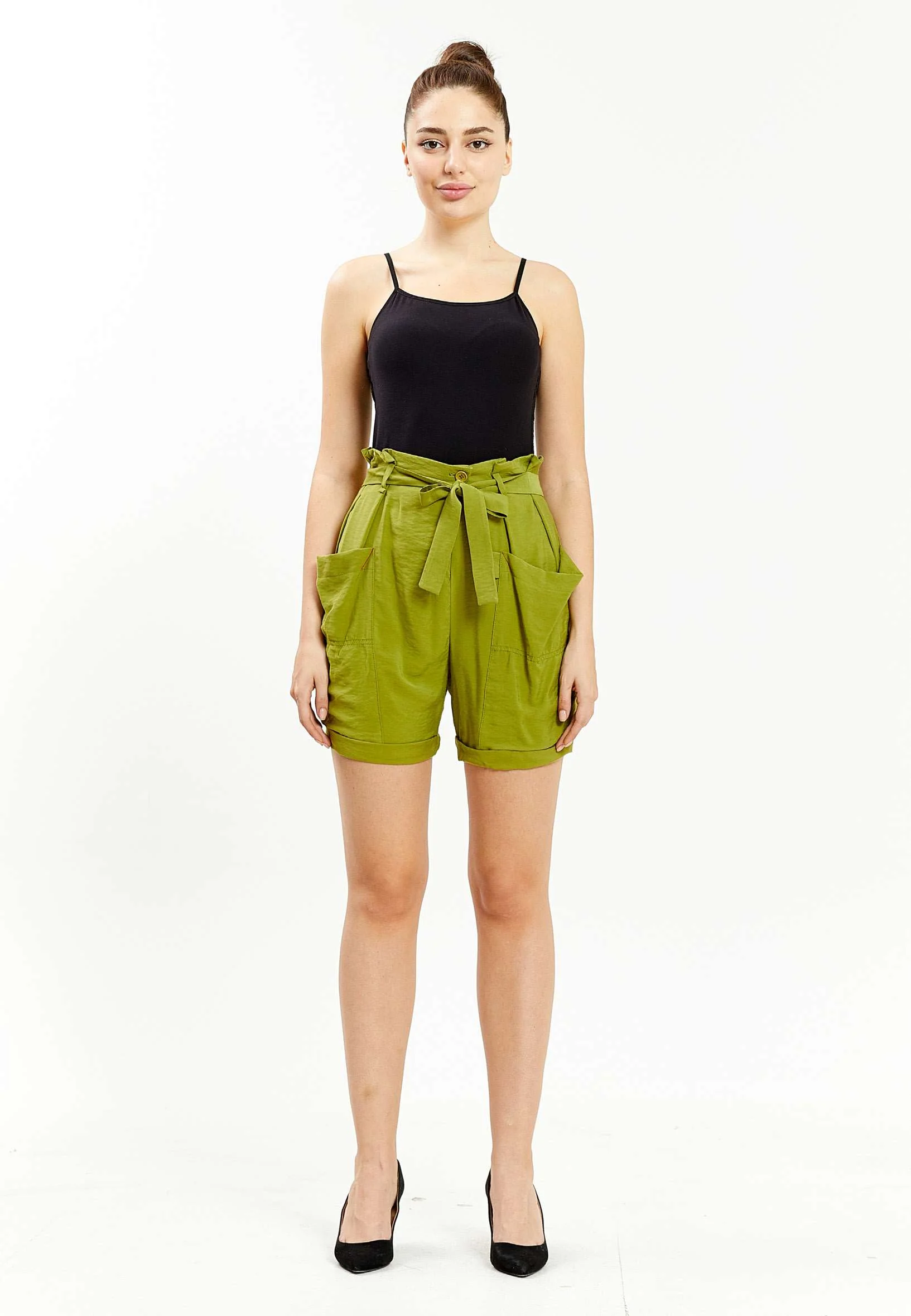 Solid Color Regular Shorts kmy20232 - Image 2