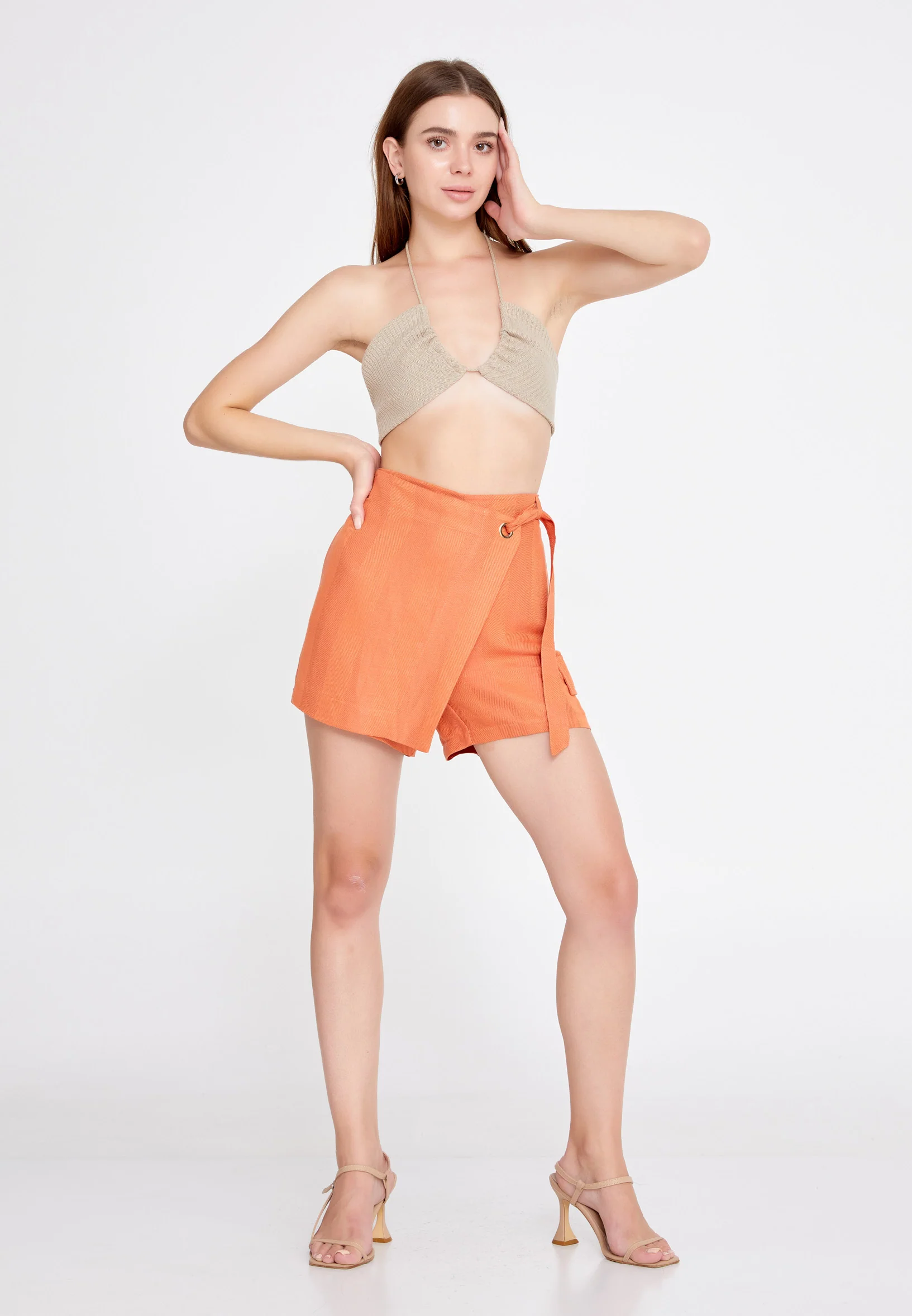 Solid Color Regular Shorts qmlqs2qm - Image 6