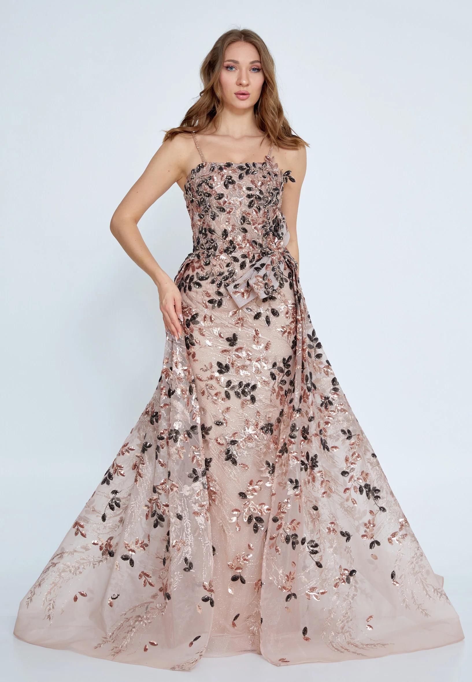 Strapless Maxi Tulle Mermaid Regular Prom Dress mti1010