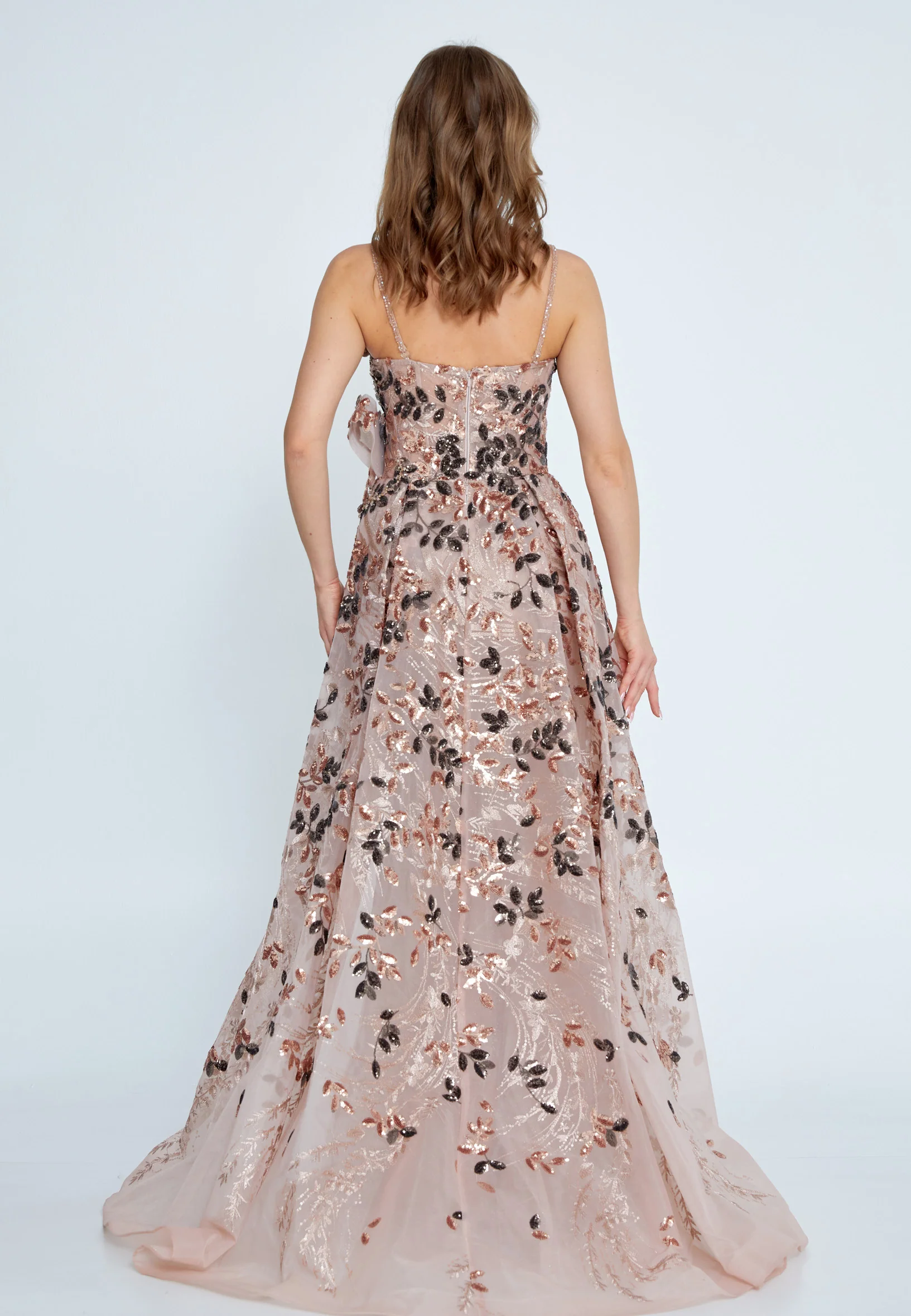 Strapless Maxi Tulle Mermaid Regular Prom Dress mti1010 - Image 2