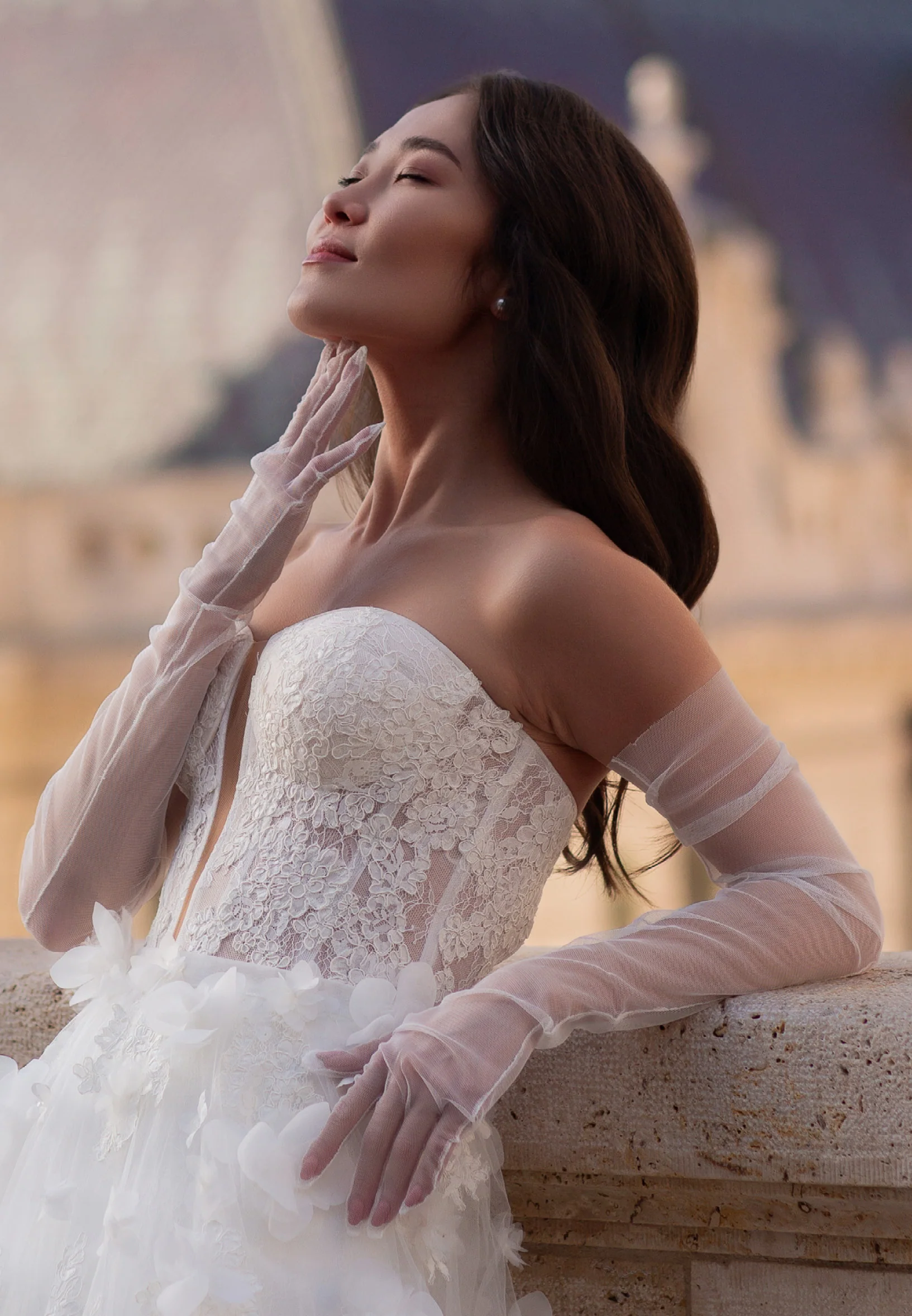 Strapless Maxi Tulle Regular Wedding Dress sodmodel-1 - Image 9