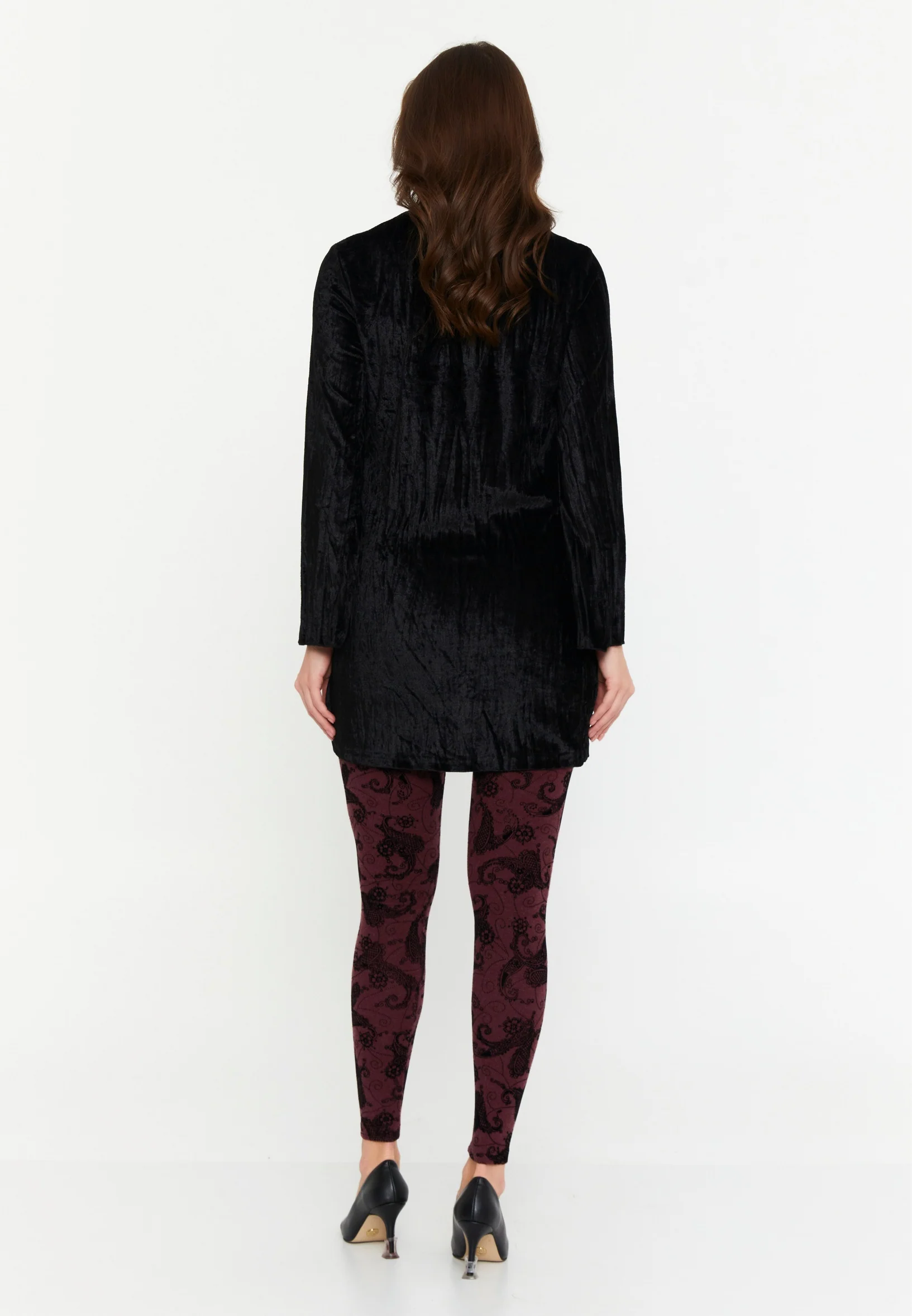 Velvet Graphic Regular Leggings ser26185 - Image 3