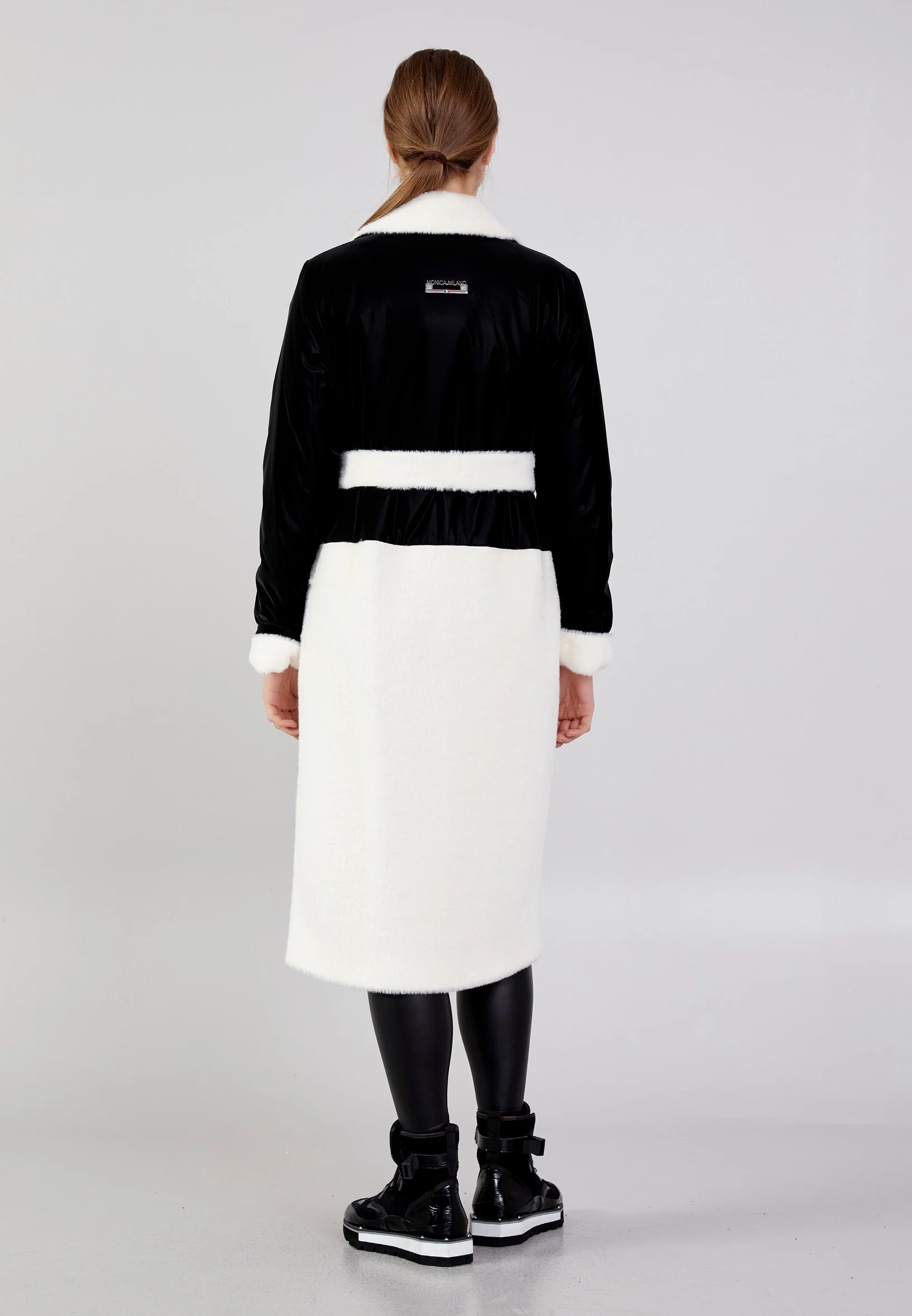 Wool Solid Color Regular Coat mml0508 - Image 13