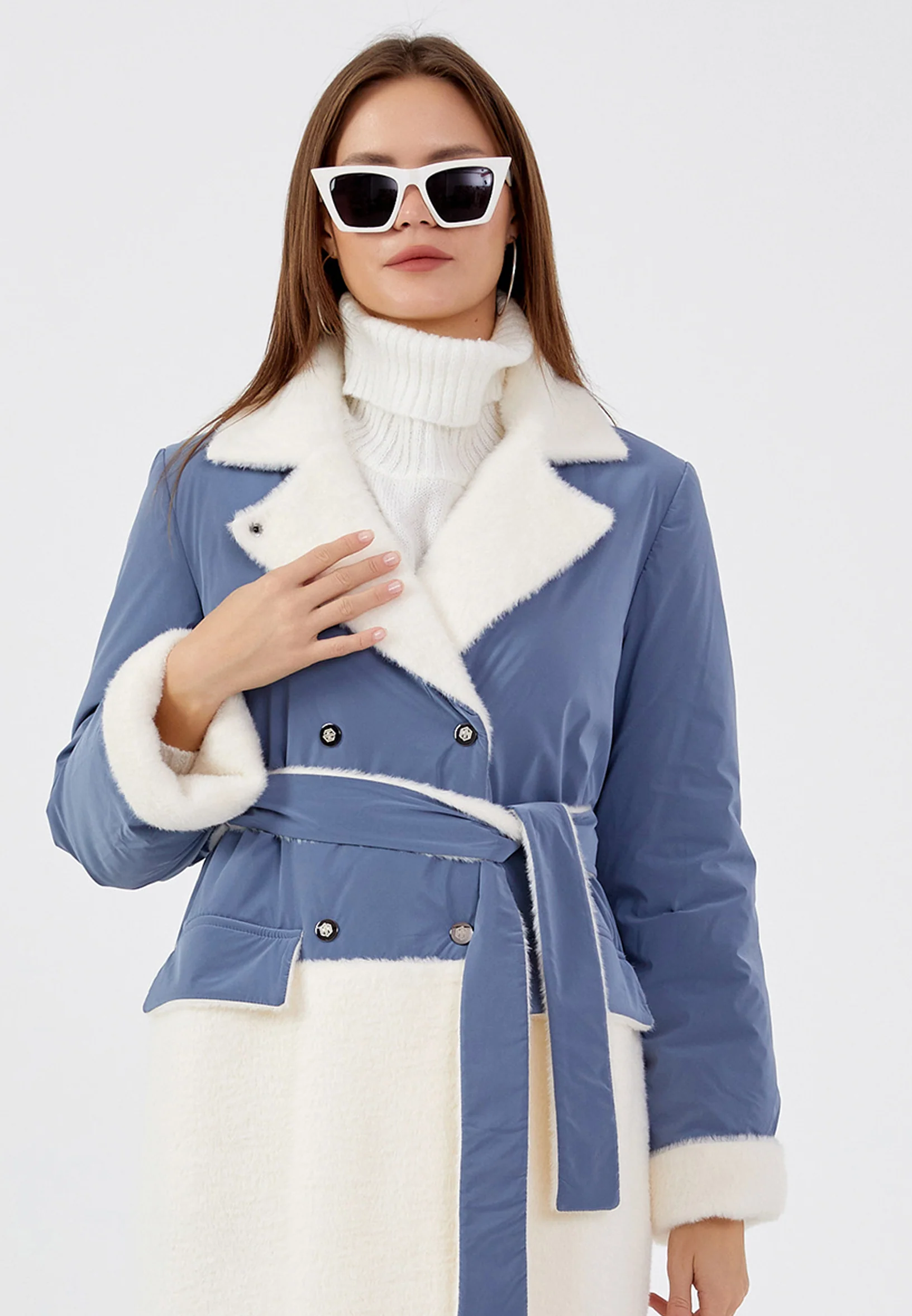 Wool Solid Color Regular Coat mml0508 - Image 30