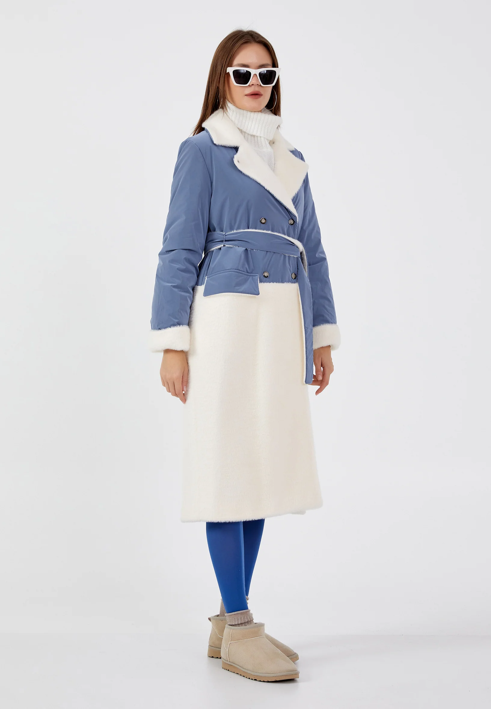 Wool Solid Color Regular Coat mml0508 - Image 32