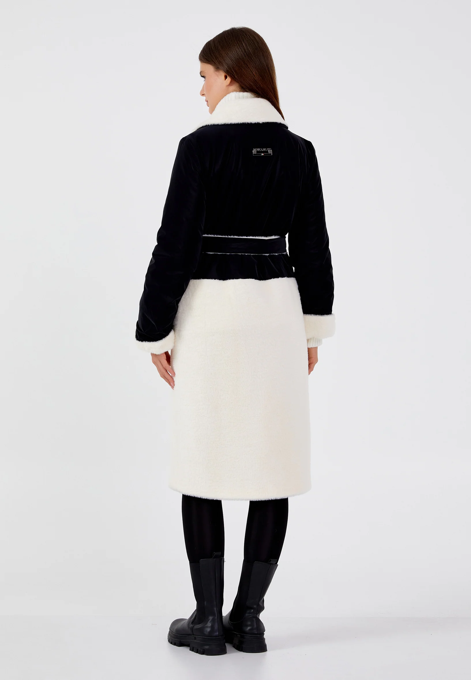 Wool Solid Color Regular Coat mml0508 - Image 42